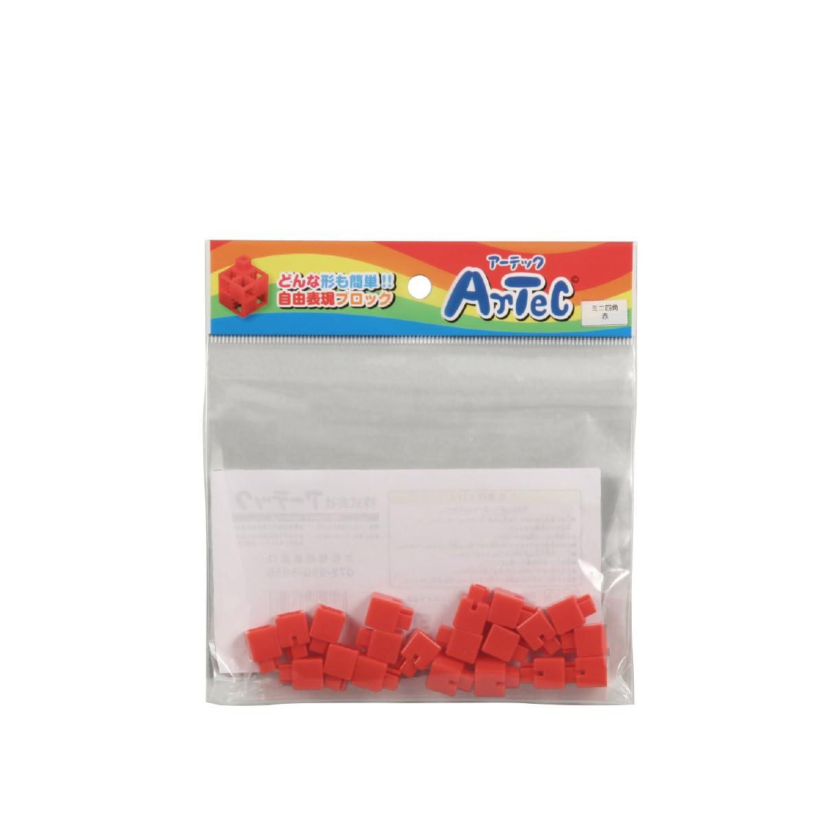 ArTeC Block Mini Square Single Piece 20-Piece Set 77819 Red