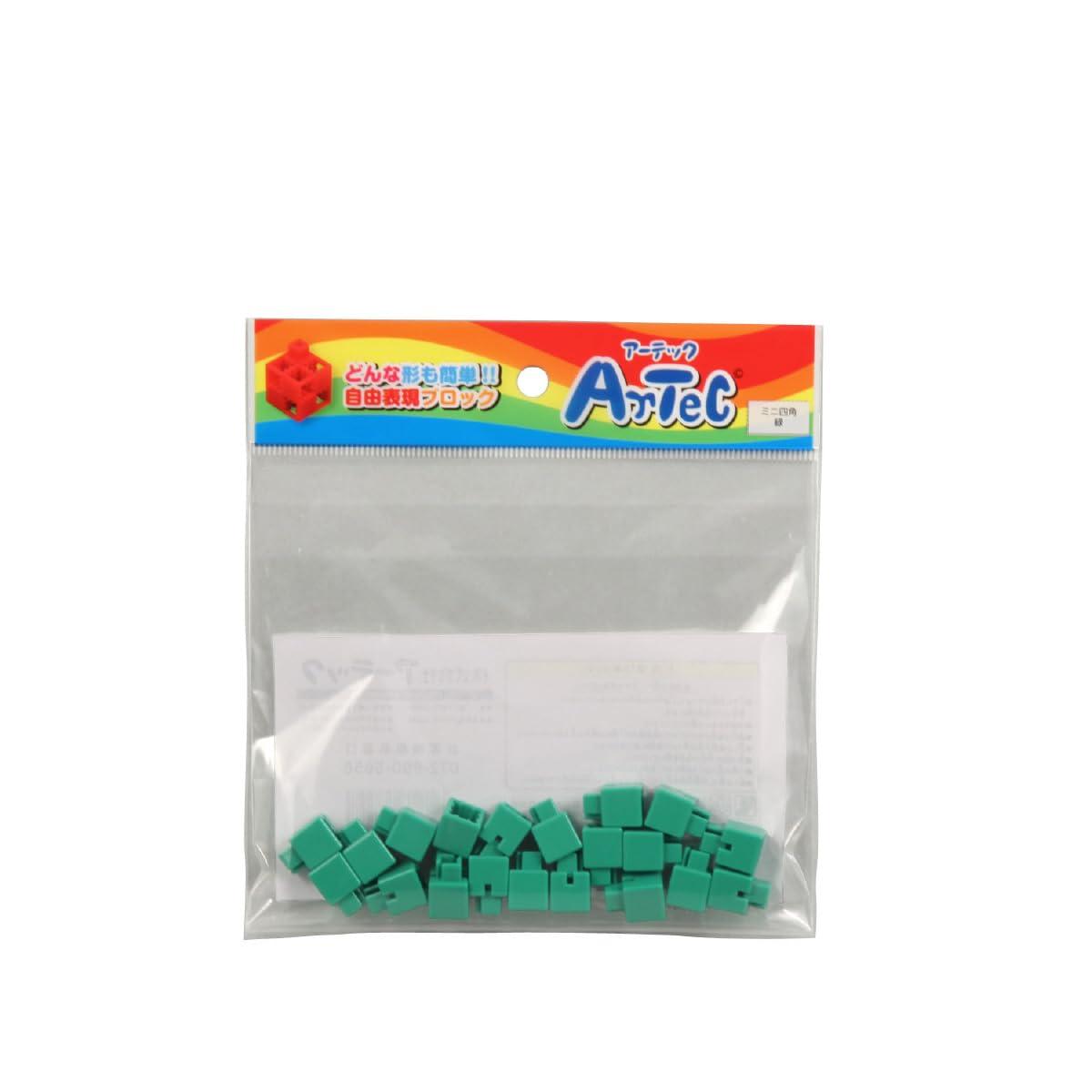 ArTeC Block Mini Square Single Piece 20-Piece Set 77829 Green