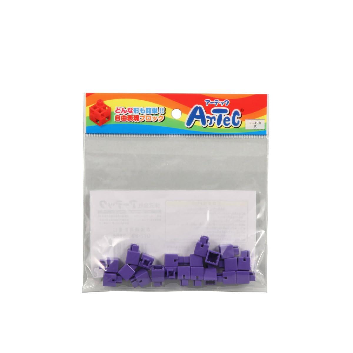 ArTeC Block Mini Square Single Piece 20-Piece Set 77832 Purple