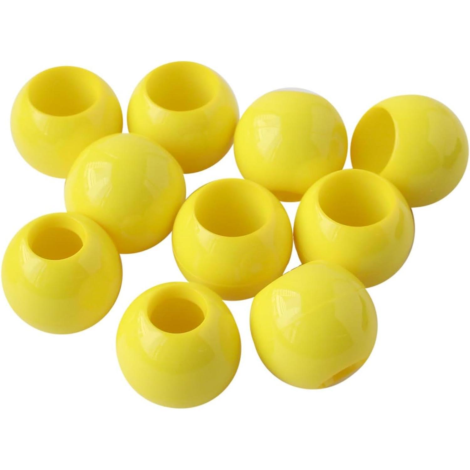 Nippon Chuko Loop Ends Outer Diameter W18 × H15mm 10-Piece Pack Yellow N18-YE
