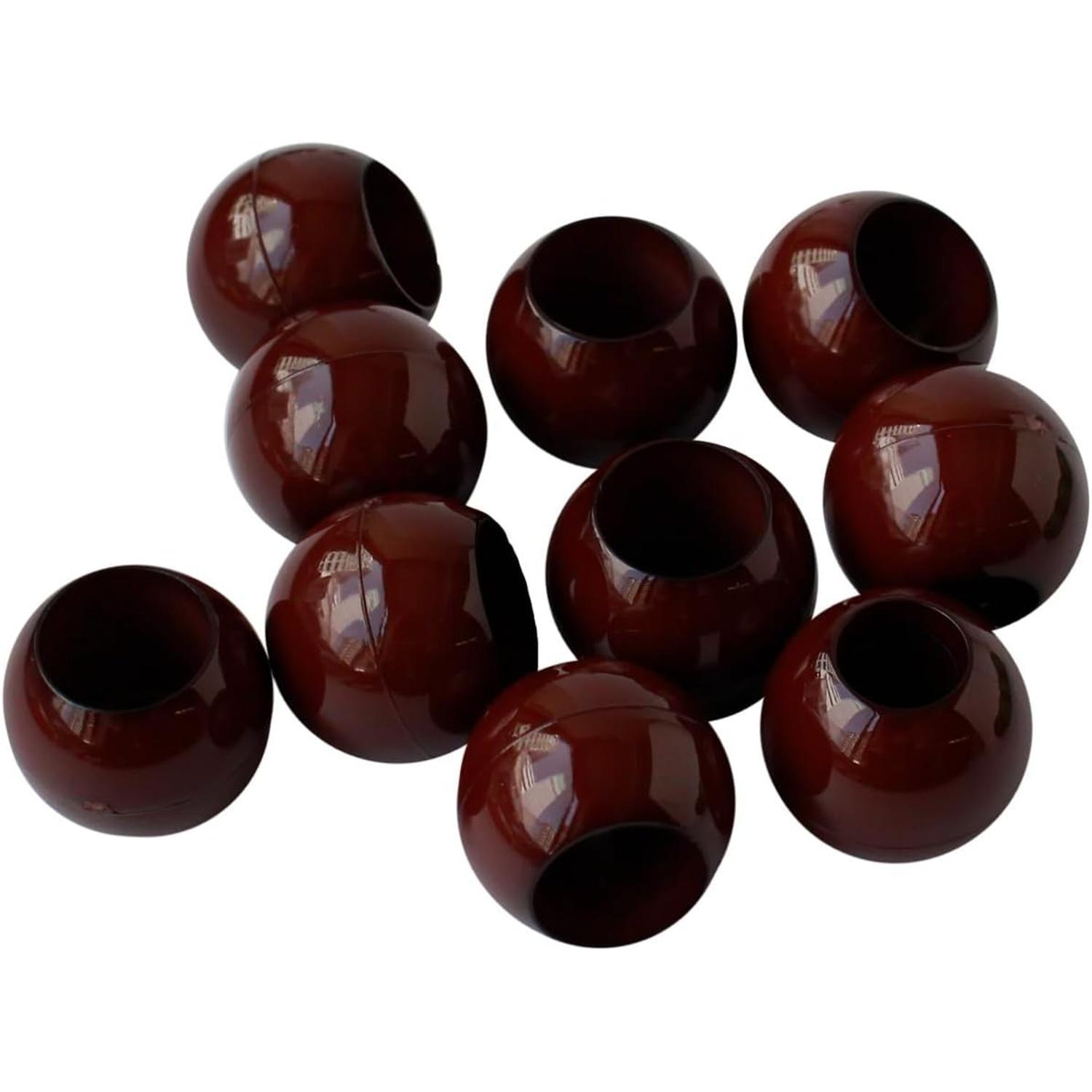 Nippon Chuko Loop Ends Outer Diameter W18 × H15mm 10-Piece Pack Brown N18-C