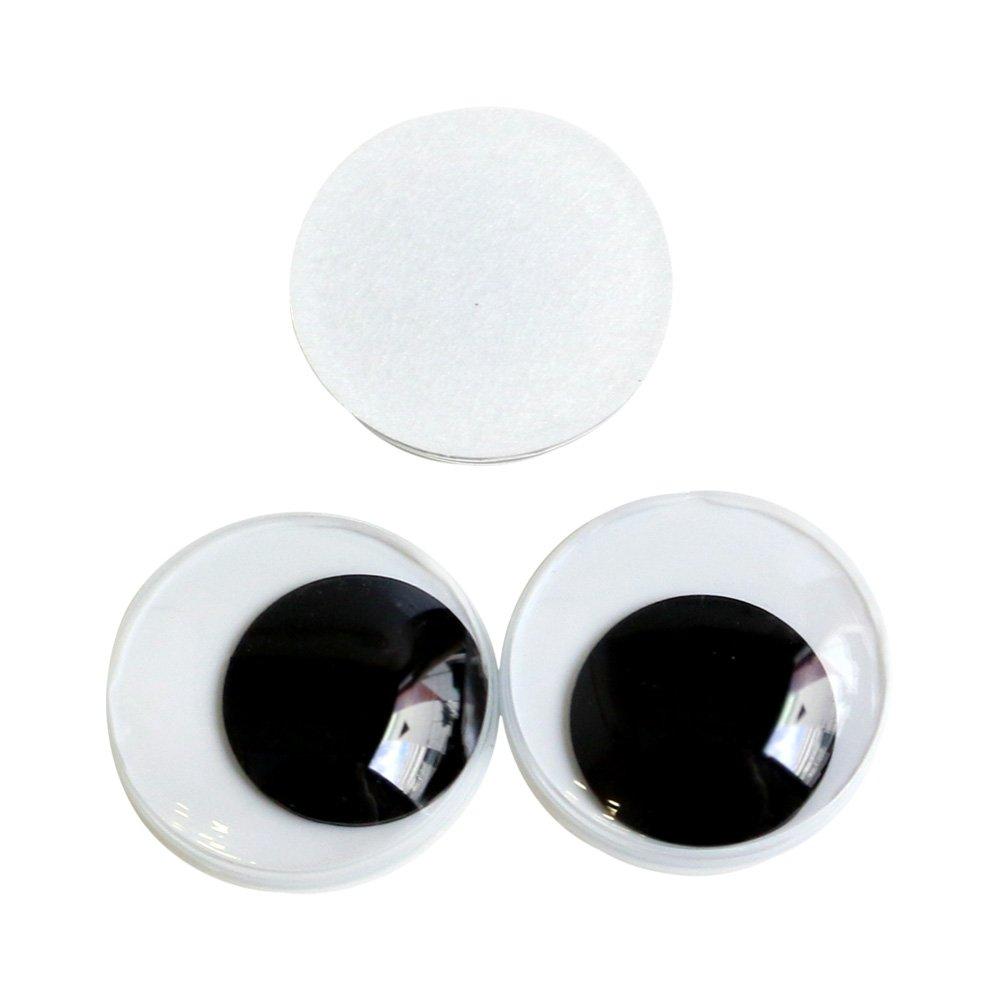 Nippon Chuko Moving Eye Adhesive-Backed 16-Piece Set φ15mm Black CE109 Craft Supplies Buttons & Hooks Googly Eye Buttons