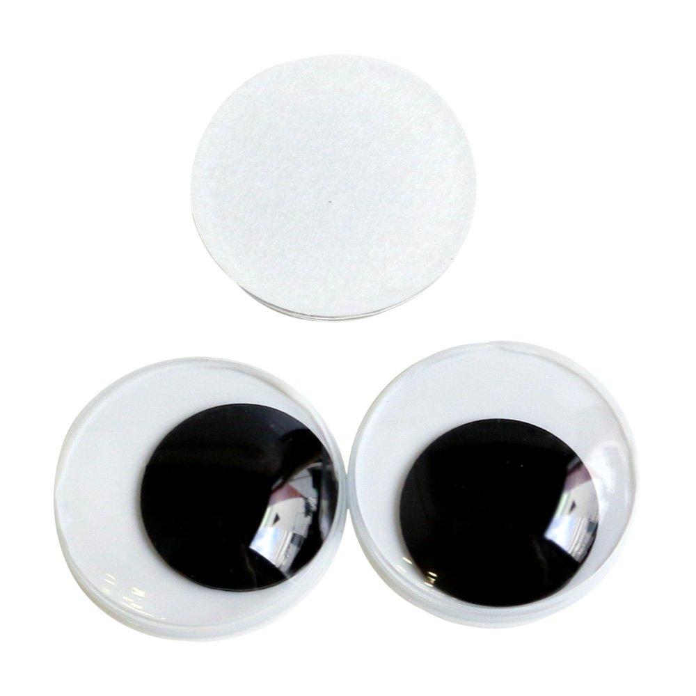 Nippon Chuko Moving Eye Adhesive-Backed 12-Pack φ18mm Black CE110 Craft Supplies Buttons & Hooks Eye Button