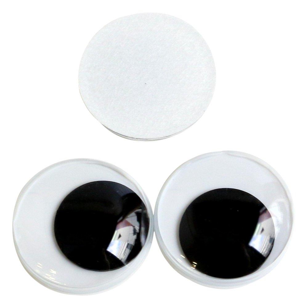 Nippon Chuko Moving Eye Adhesive-Backed 10-Pack φ20mm Black CE111 Craft Supplies Buttons & Hooks Eye Button