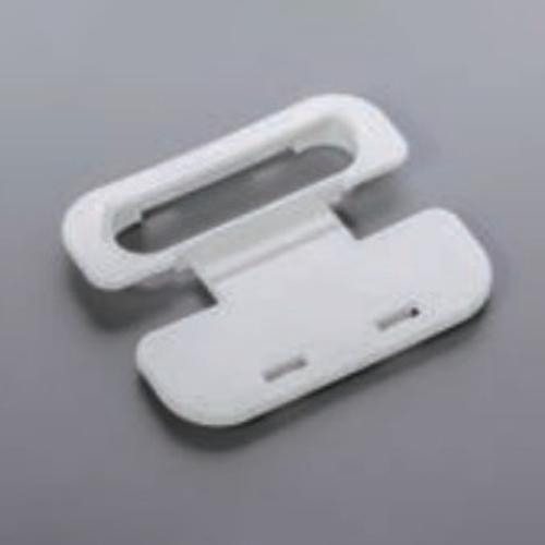 ESCO 115x41.5mm Plastic Drawer Case Bag Handle S Type/White/2 pcs EA911BG-46