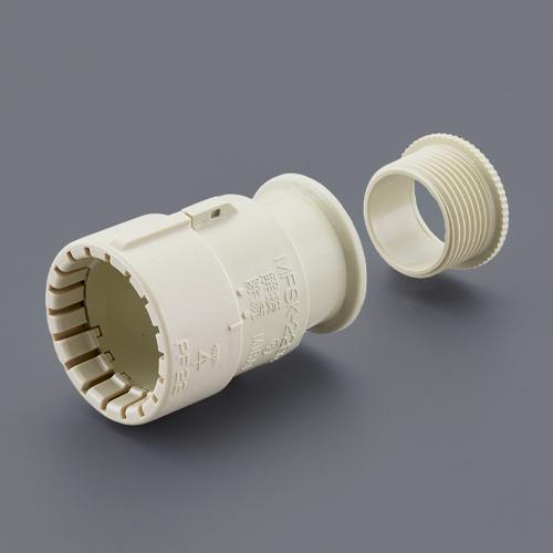 ESCO Flexible Pipe Connector Space-Saving Type/Beige φ22mm EA947HN-44