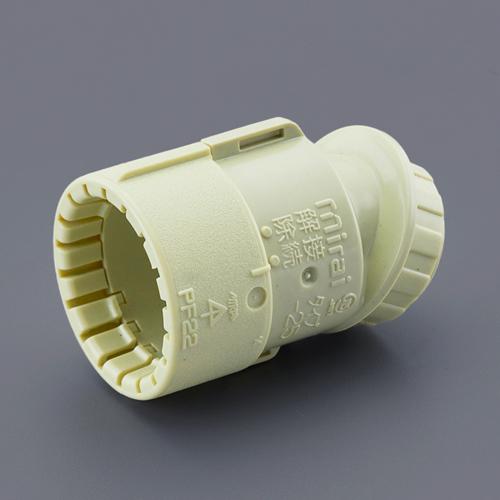φ16mm Flexible Pipe Elbow Connector (Environmentally Friendly) Beige