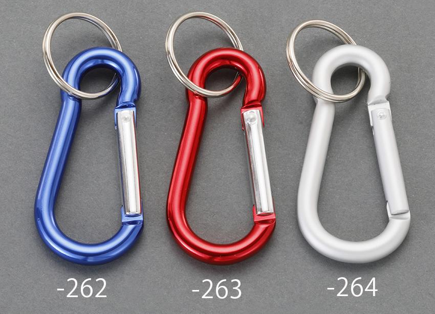 6x60mm Carabiner Hook (Aluminum/Blue)