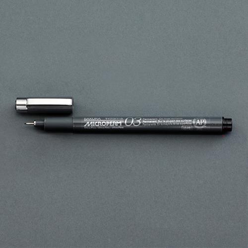 ESCO Black/Ultra-Fine Oil-Based Marker for Metal & Glass EA765MV-194