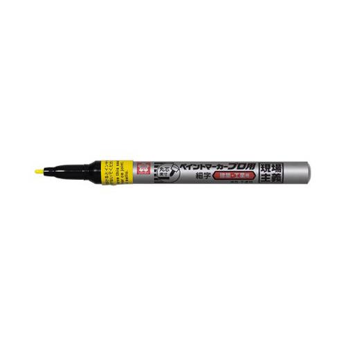 Esco [Fluorescent Yellow/Fine Tip] Oil-Based Paint Marker (Industrial Use/1 Piece) EA765MV-911