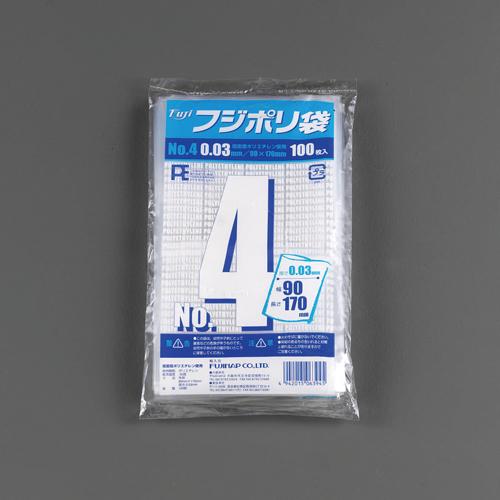 ESCO Plastic Bags, 100 Sheets, 150x250mm EA995AD-411B