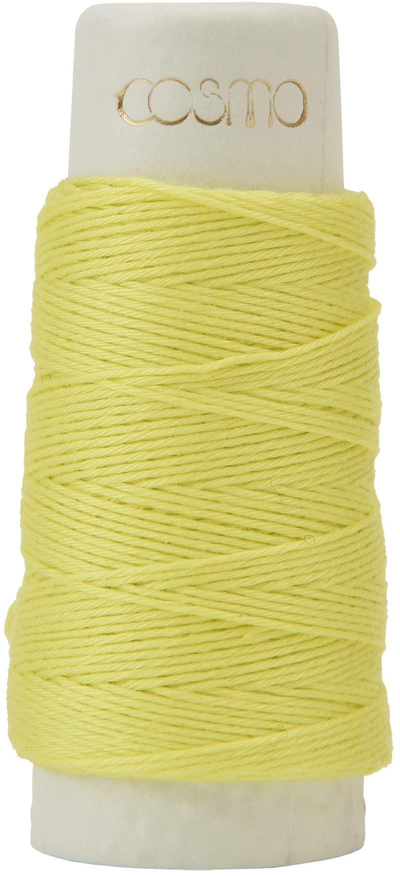 LECIEN Hidamari Sashiko Thread Approx. 30m Col.12 Lemon Yellow 88