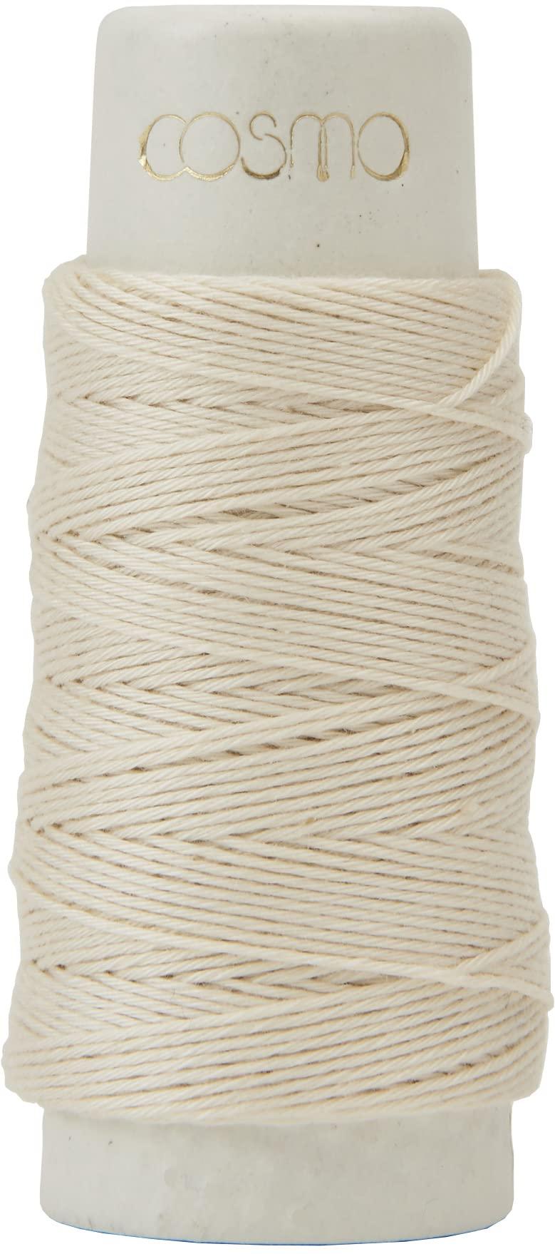 Cosmo LECIEN Hidamari Sashiko Thread Approx. 30m Col.20 Natural 88