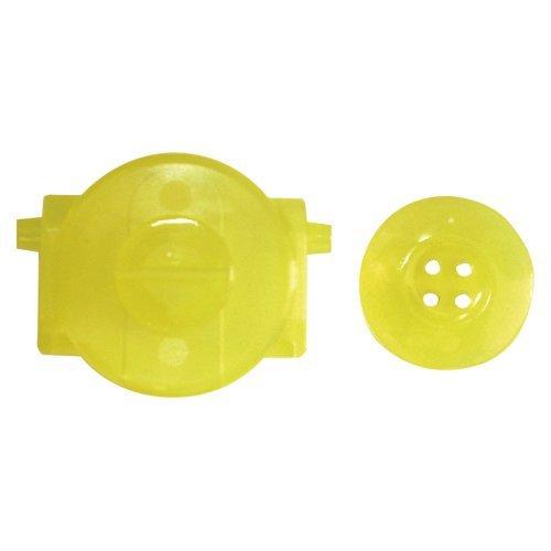 Clipware Round Non-Puncturing Pin for Name Tags - No Holes in Clothing Y Yellow TSMAI-MA33Y