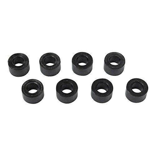 TOP LINE Black Delrin Spacer for M2.6, 3.0mm Thickness, 8-Piece Pack TP-5130