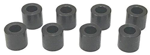TOP LINE Black Delrin Spacer for M2.6, 4.5mm Thickness, 8-Piece Pack TP-5145
