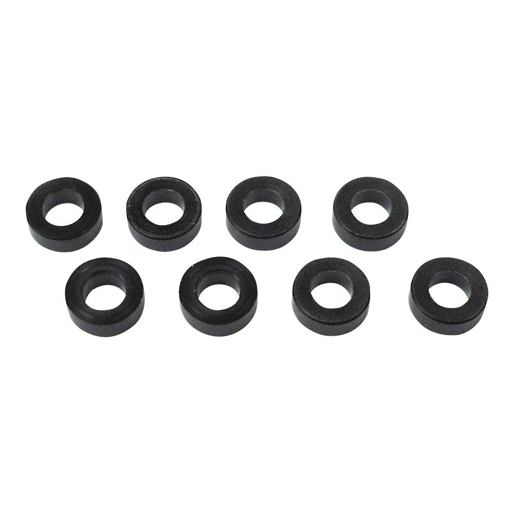 TOP LINE Black Delrin Spacer for M3.0, 2.0mm Thickness, 8-Piece Pack TP-5220