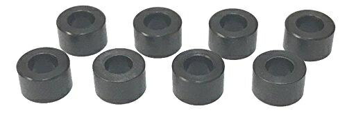 TOP LINE Black Delrin Spacer for M3.0, 3.5mm Thickness, 8-Piece Pack TP-5235