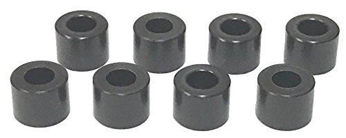 TOP LINE Black Delrin Spacer for M3.0, 4.5mm Thickness, 8-Piece Pack TP-5245