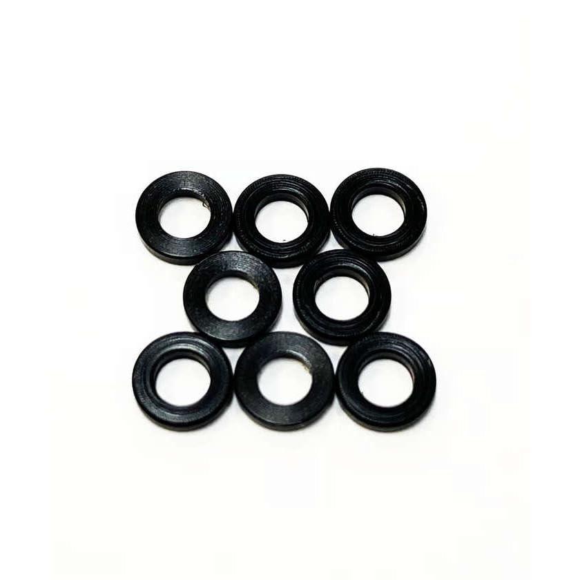 Black Delrin Spacer M2.6 0.5mm (8)