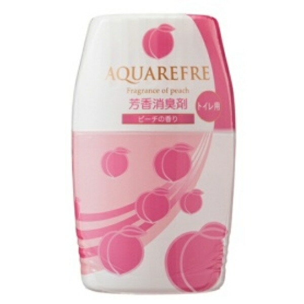 Lion Chemical Aqua Refresh Fragrance Deodorizer for Toilets Peach Scent 400ml 1 bottle