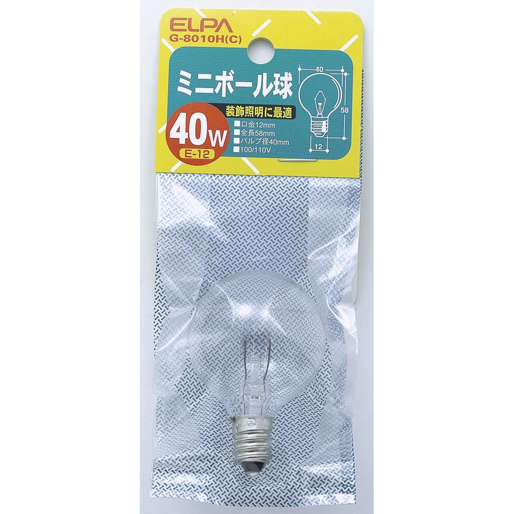 Asahi Electric ELPA Mini Ball 40W G-8010H(C)