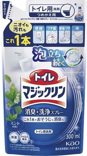 Kao Toilet Magic Rin Deodorizing Cleaning Spray Mint Refill 300ml