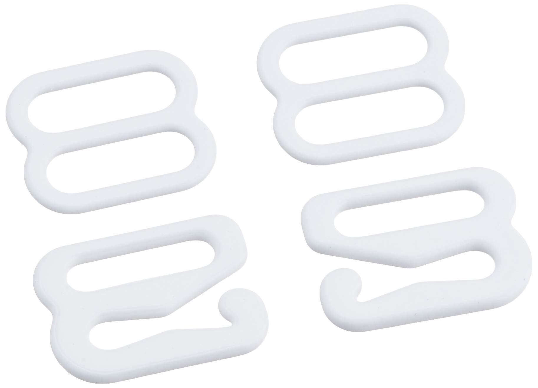 Clover Shoulder Strap Adjustment Parts Set 10mm Width 2-Piece Set White 26-008
