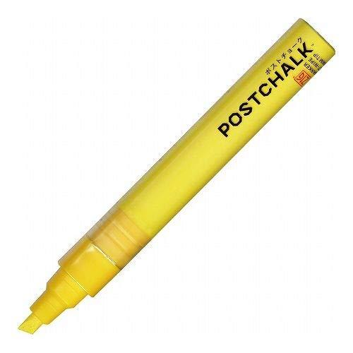 Kuretake ZIG Post Chalk Marker Wet Wipe 6mm Yellow POST-500A-050S