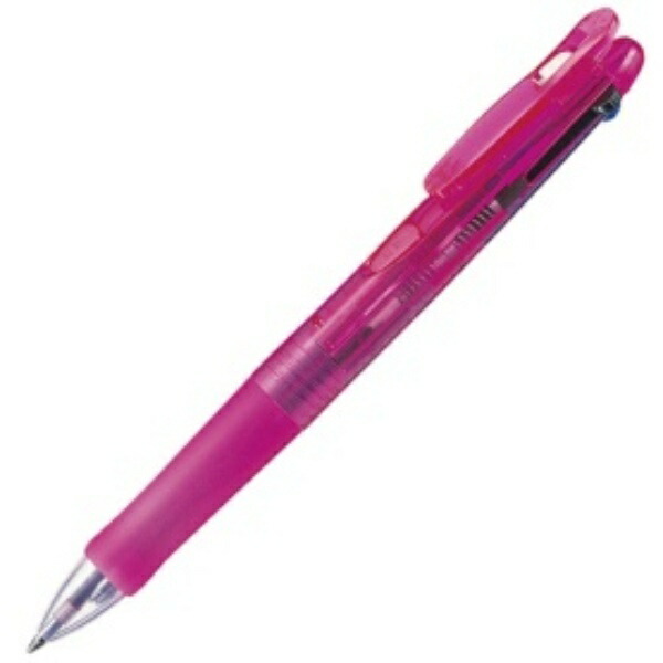 ZEBRA Clip-On G 3C Ink Colors: Black, Blue, Red Barrel Color: Pink B3A3-P