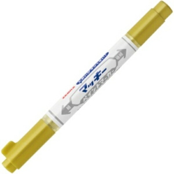 Zebra Mackie Paint Marker Fine + Extra Fine Gold YYTS20-GO 1 piece