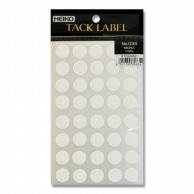 Shimojima HEIKO Tack Label (Sticker) No.034 Round White 14mm 680 pieces/62-1029-49