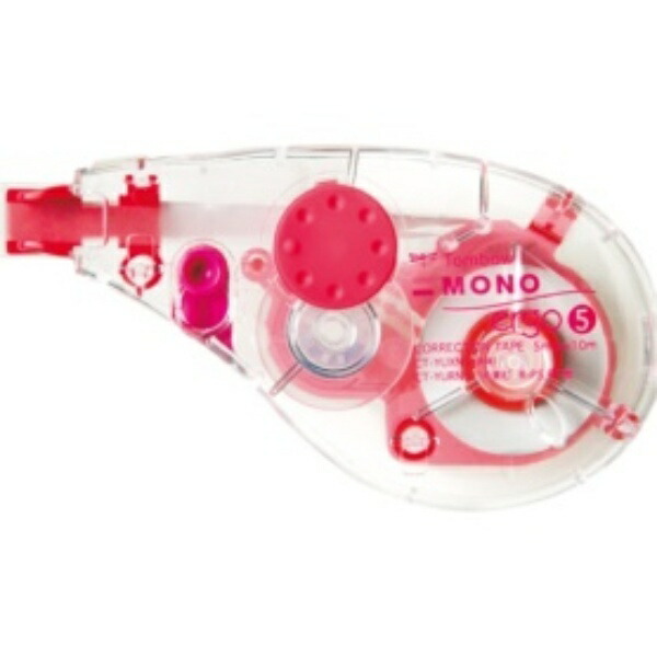 Tombow Pencil Correction Tape 5mm MONO Monolugo (Ergonomic 3D Curved Body) Refill Type 10m CT-YUXN5