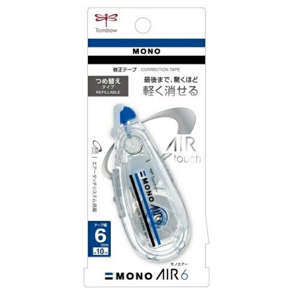 Tombow Pencil Correction Tape Mono Air Refillable 6 CT-CAX6