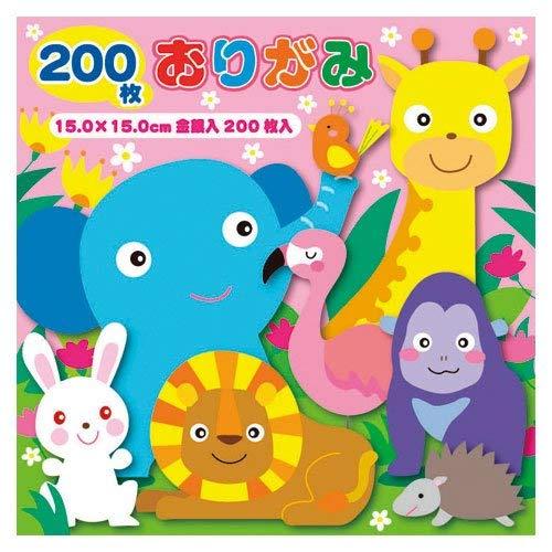 TOYO Value Pack Origami Paper 090203 23 Colors with Gold and Silver 150×150mm 200 Sheets