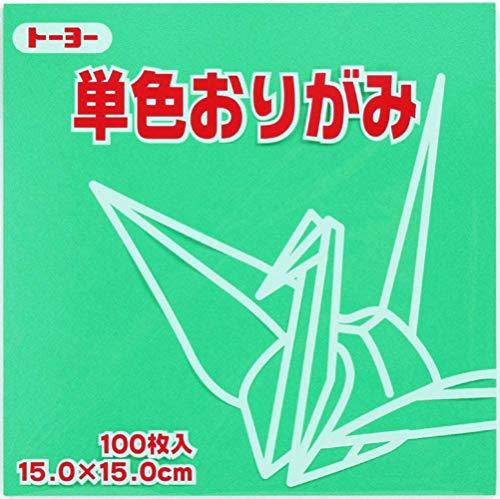 TOYO Origami Paper Single-Sided Solid Color 15cm Square Seiji 100 Sheets 064120