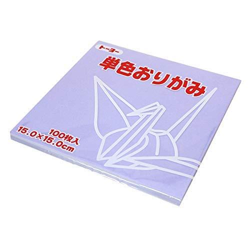 TOYO Co., Ltd. Solid Color Origami Paper (100 sheets) Light Purple