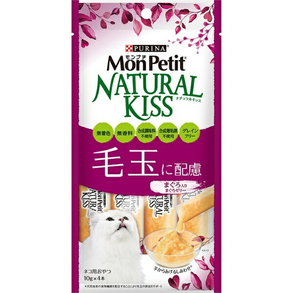 Nestlé Japan Monpuchi Natural Kiss Hairball Care 40g