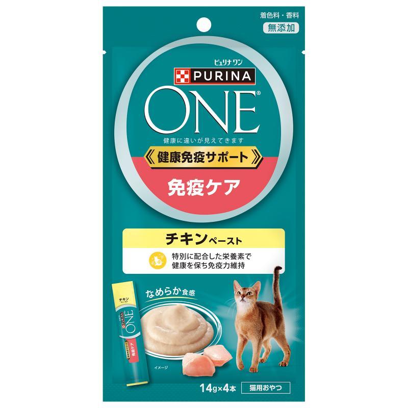 Purina ONE Cat Treats Health & Immune Support Immune Care Chicken Paste 56g