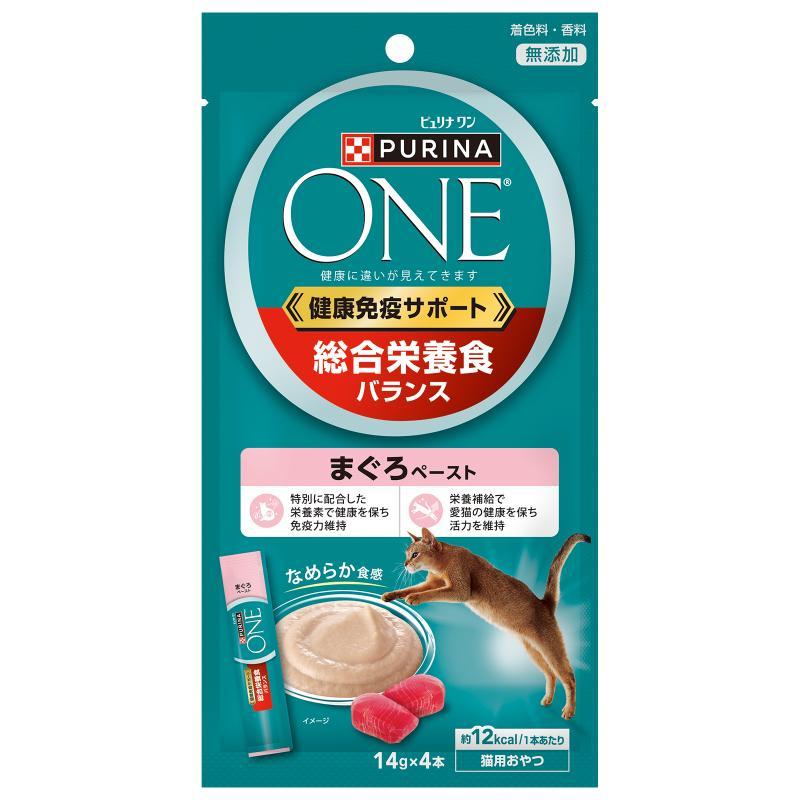 Purina ONE Cat Treats Health & Immune Support Complete Nutrition Balanced Tuna Paste 56g