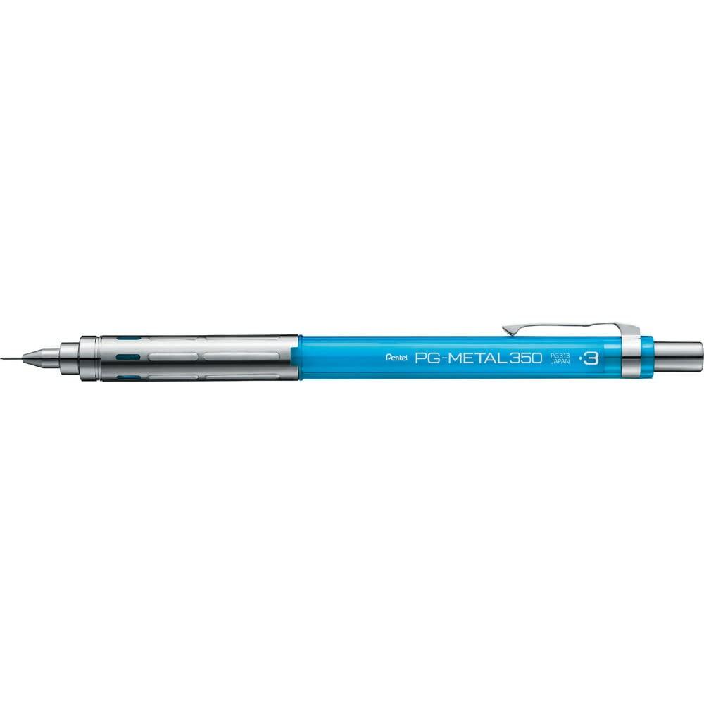 Pentel Drafting Mechanical Pencil PG-METAL350 0.3mm Clear Blue PG313-TS