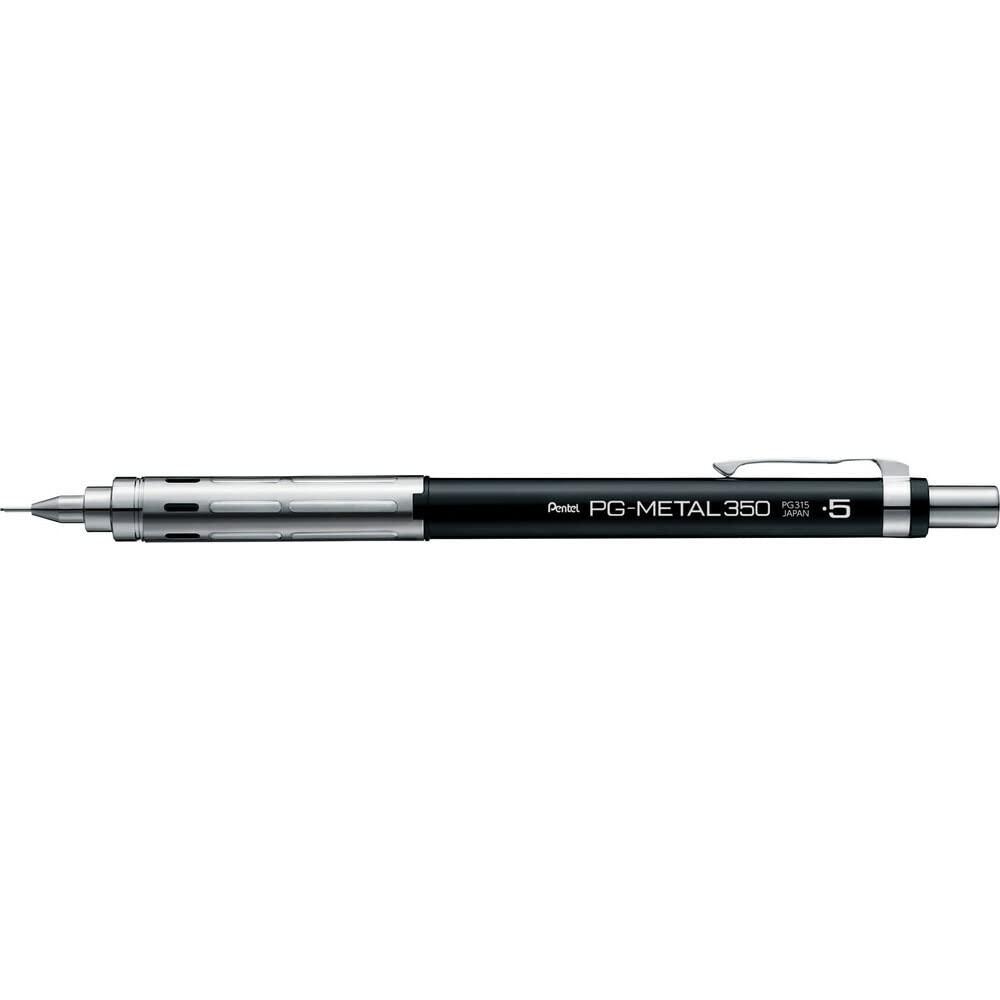 Pentel Drafting Mechanical Pencil PG-METAL350 0.5mm Black PG315-A