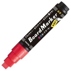 Reimei Fujii Fluorescent Board Marker, Bold, Red LBM1047R, 1 piece
