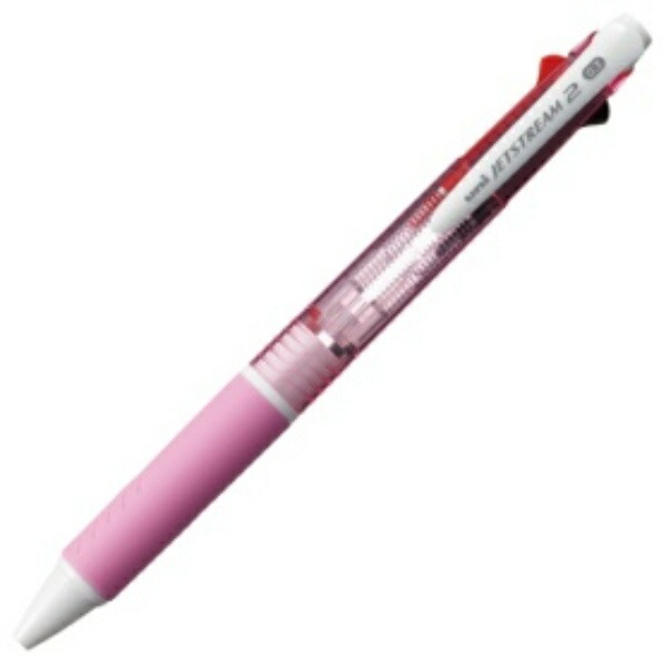 Uni Jetstream Ballpoint Pen, 2 Colors: Black & Red Ink, 0.7mm, Pink (SXE230007.13)