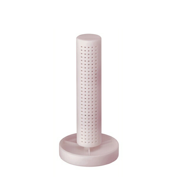 Anestie Diatomaceous Earth Stainless Steel Bottle Dryer Pink Gray Approx. Width 6 x Depth 6 x Height 12.4cm S Size Antibacterial Coating 2WAY Drying HO2005
