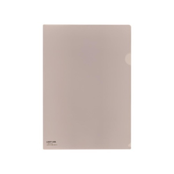 Rihitora Clear Folder A4 Beige F78-16