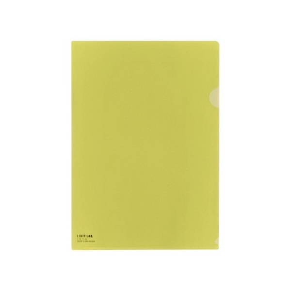 Rihitora Clear Folder A4 Crystal Yellow F78-17