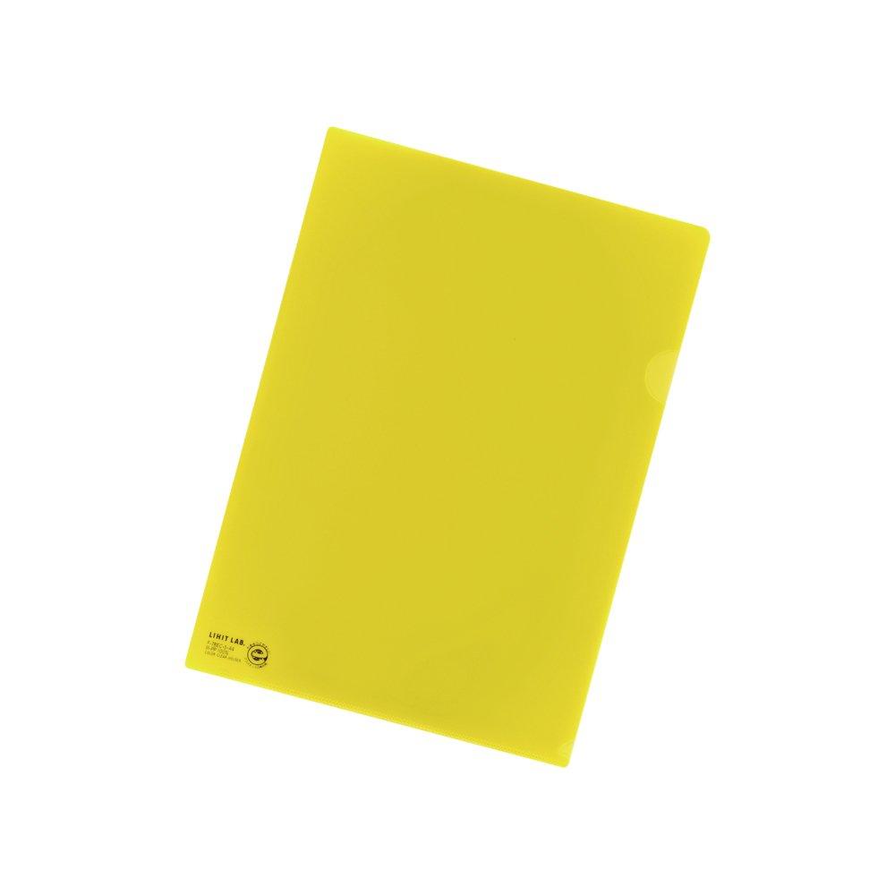 Rihitora Clear Folder A4 Yellow F78EC-5