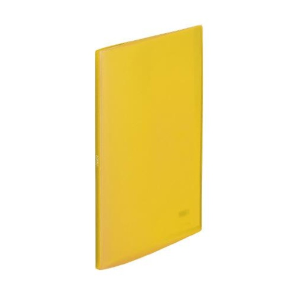 Rihitorabu Soeru Clear Book A4 Vertical 10 Pockets Spine Width 8mm Mandarin Orange N-8100-4 1 Book