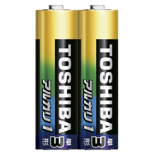 Toshiba Alkaline Dry Cell Batteries AA Size 2-Pack Shrink Wrap Alkaline 1 LR6AN2KP